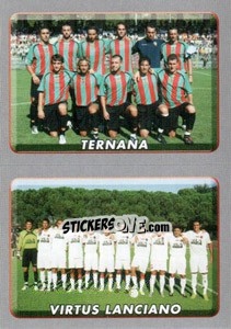 Cromo Squadra(Ternana/Virtus Lanciano) - Calciatori 2008-2009 - Panini