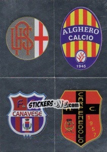 Figurina Scudetto(Alessandria/Alghero/Canavese/Carpenedolo)