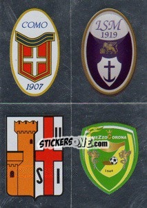 Sticker Scudetto(Como/itala San Marco/ivrea/mezzocorona)
