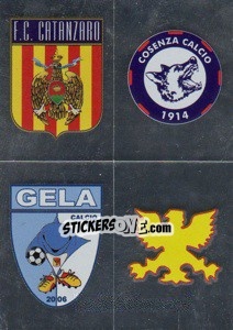 Sticker Scudetto(Catanzaro/Cosenza/Gela/Igea Virtus) - Calciatori 2008-2009 - Panini