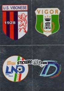 Sticker Scudetto(Vibonese/vigor Lamezia) - Calciatori 2008-2009 n. 672 - Panini