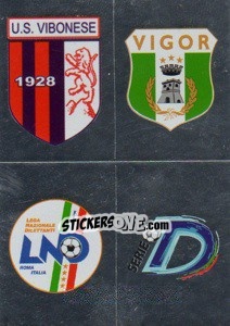 Figurina Scudetto(Vibonese/vigor Lamezia) - Calciatori 2008-2009 - Panini