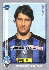 Sticker Federico Peluso - Calciatori 2008-2009 n. A3 - Panini