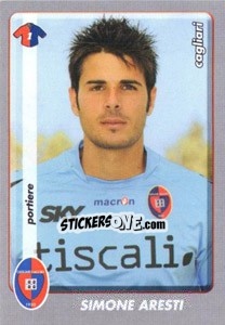 Sticker Simone Aresti - Calciatori 2008-2009 n. A13 - Panini