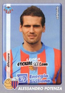 Sticker Alessandro Potenza - Calciatori 2008-2009 n. A21 - Panini