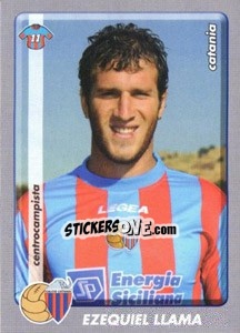 Figurina Ezequiel Llama - Calciatori 2008-2009 - Panini