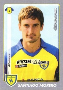 Sticker Santiago Morero - Calciatori 2008-2009 n. A26 - Panini
