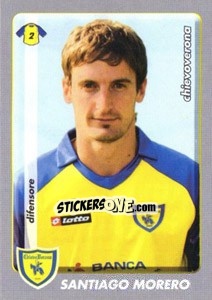 Sticker Santiago Morero - Calciatori 2008-2009 - Panini