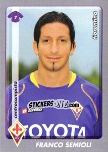 Sticker Franco Semioli - Calciatori 2008-2009 n. A34 - Panini