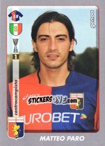 Sticker Matteo Paro - Calciatori 2008-2009 - Panini