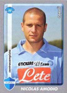 Figurina Nicolas Amodio - Calciatori 2008-2009 n. A76 - Panini
