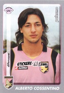 Cromo Alberto Cossentino - Calciatori 2008-2009 n. A80 - Panini