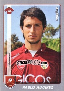 Figurina Pablo Alvarez - Calciatori 2008-2009 - Panini