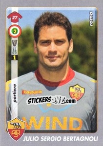 Sticker Julio Sergio Bertagnoli - Calciatori 2008-2009 n. A91 - Panini