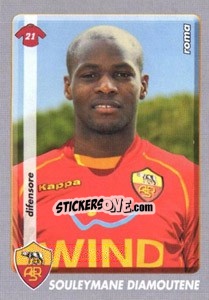 Figurina Souleymane Diamoutene - Calciatori 2008-2009 - Panini