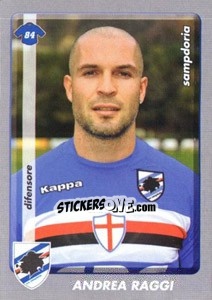 Cromo Andrea Raggi - Calciatori 2008-2009 - Panini
