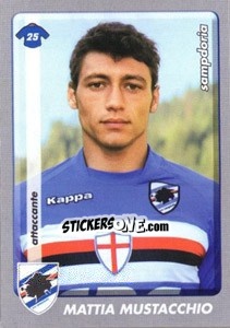 Sticker Mattia Mustacchio - Calciatori 2008-2009 - Panini