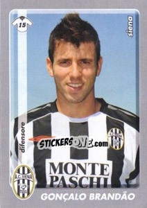 Sticker Goncalo Brandao - Calciatori 2008-2009 n. A104 - Panini