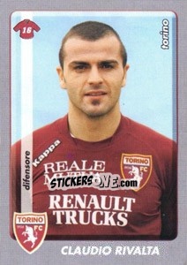 Sticker Claudio Rivalta - Calciatori 2008-2009 n. A112 - Panini