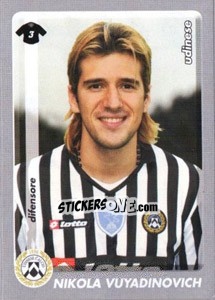 Sticker Nikola Vuyadinovich - Calciatori 2008-2009 - Panini