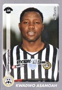 Sticker Kwadwo Asamoah - Calciatori 2008-2009 n. A117 - Panini