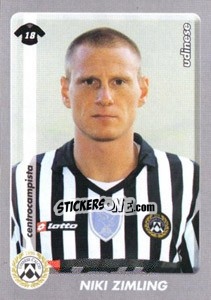Sticker Niki Zimling - Calciatori 2008-2009 n. A119 - Panini
