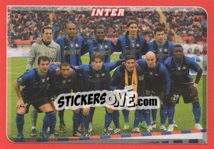 Sticker Campioni D'inverno - Inter - Calciatori 2008-2009 n. V6 - Panini