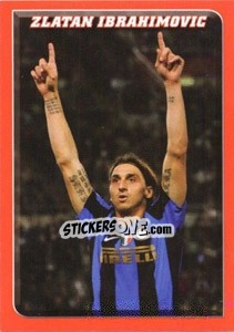 Sticker Superbomber: Zlatan Ibrahimovic - Calciatori 2008-2009 n. V8 - Panini