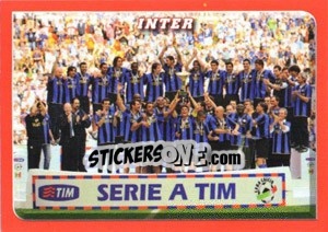 Sticker Campioni D'Italia: Inter - Calciatori 2008-2009 n. V12 - Panini