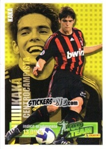 Sticker Centrocampista: Kaka - Calciatori 2008-2009 n. X5 - Panini