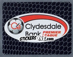 Sticker Clydesdale Bank logo - Scottish Premier League 2007-2008 n. 2 - Panini