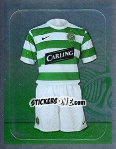 Sticker Home Kit - Scottish Premier League 2007-2008 n. 5 - Panini