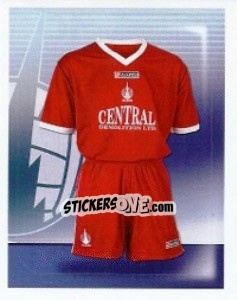 Sticker Away Kit - Scottish Premier League 2007-2008 n. 10 - Panini