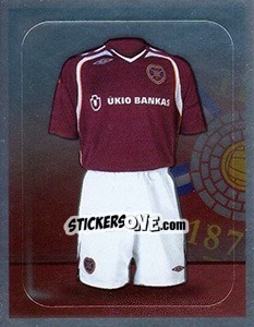 Sticker Home Kit - Scottish Premier League 2007-2008 n. 13 - Panini