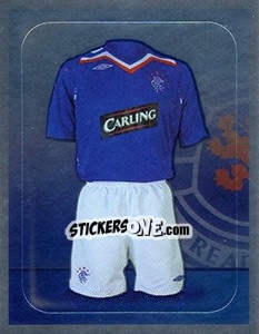 Sticker Home Kit - Scottish Premier League 2007-2008 - Panini