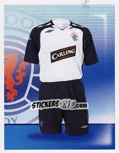 Cromo Away Kit - Scottish Premier League 2007-2008 - Panini