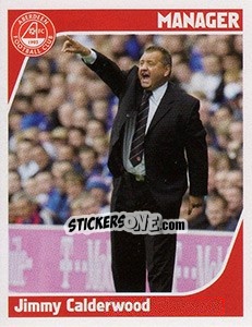 Sticker Jimmy Calderwood - Scottish Premier League 2007-2008 - Panini