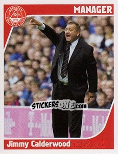 Sticker Jimmy Calderwood - Scottish Premier League 2007-2008 n. 29 - Panini