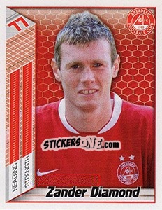 Sticker Zander Diamond - Scottish Premier League 2007-2008 n. 32 - Panini