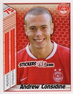 Sticker Andrew Considine - Scottish Premier League 2007-2008 n. 35 - Panini