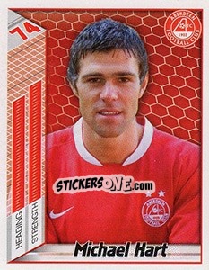 Sticker Michael Hart - Scottish Premier League 2007-2008 n. 37 - Panini