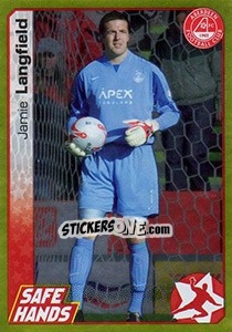 Sticker Jamie Langfield - Scottish Premier League 2007-2008 n. 38g - Panini