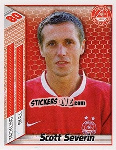 Sticker Scott Severin - Scottish Premier League 2007-2008 n. 43 - Panini