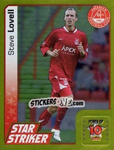 Figurina Steve Lovell - Scottish Premier League 2007-2008 - Panini