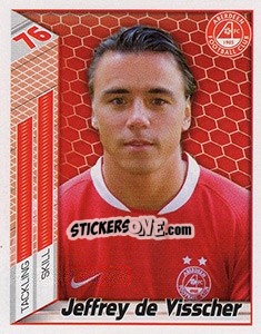 Cromo Jeffrey de Visscher - Scottish Premier League 2007-2008 - Panini