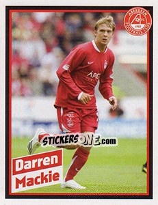 Figurina Darren Mackie - Scottish Premier League 2007-2008 - Panini
