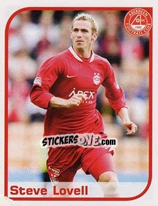Sticker Steve Lovell - Scottish Premier League 2007-2008 n. 56 - Panini