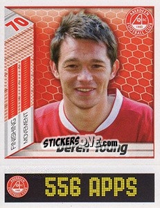 Sticker Derek Young - Scottish Premier League 2007-2008 n. 58 - Panini