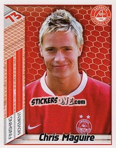 Sticker Chris Maguire - Scottish Premier League 2007-2008 - Panini