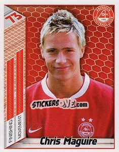 Sticker Chris Maguire - Scottish Premier League 2007-2008 n. 59 - Panini